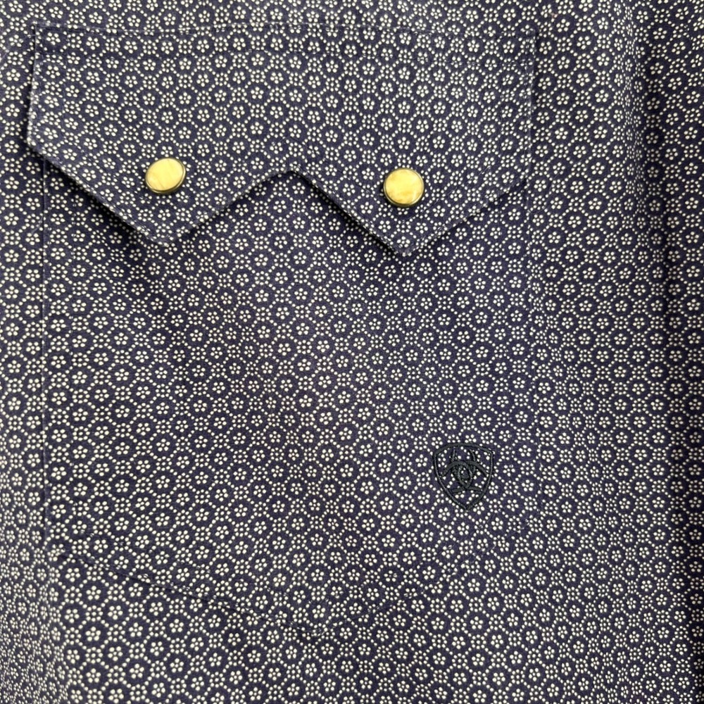 Ariat Mens Long Sleeve Geometric Print Snap Button Western Shirt XXL‎ - Picture 7 of 11